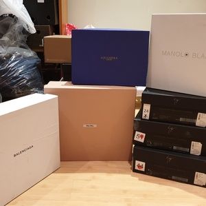 Balenciaga AQUAZZURA Manolo MIU MIU Zanotti Box